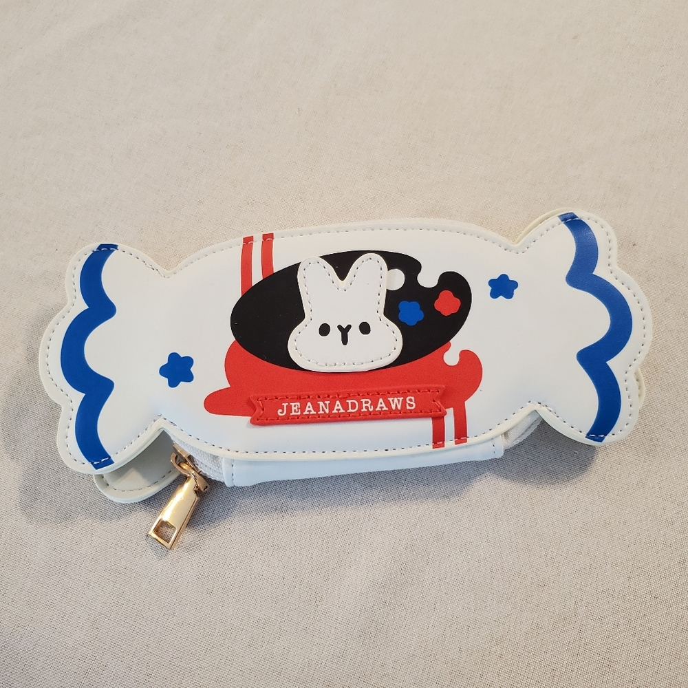 New Jenna Draws Cute White Rabbit Candy Wallet